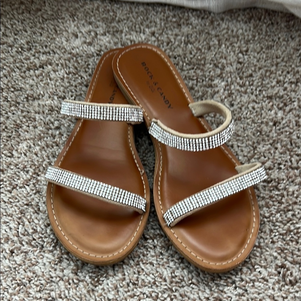 Rock & Candy Rhinestone Sandals
